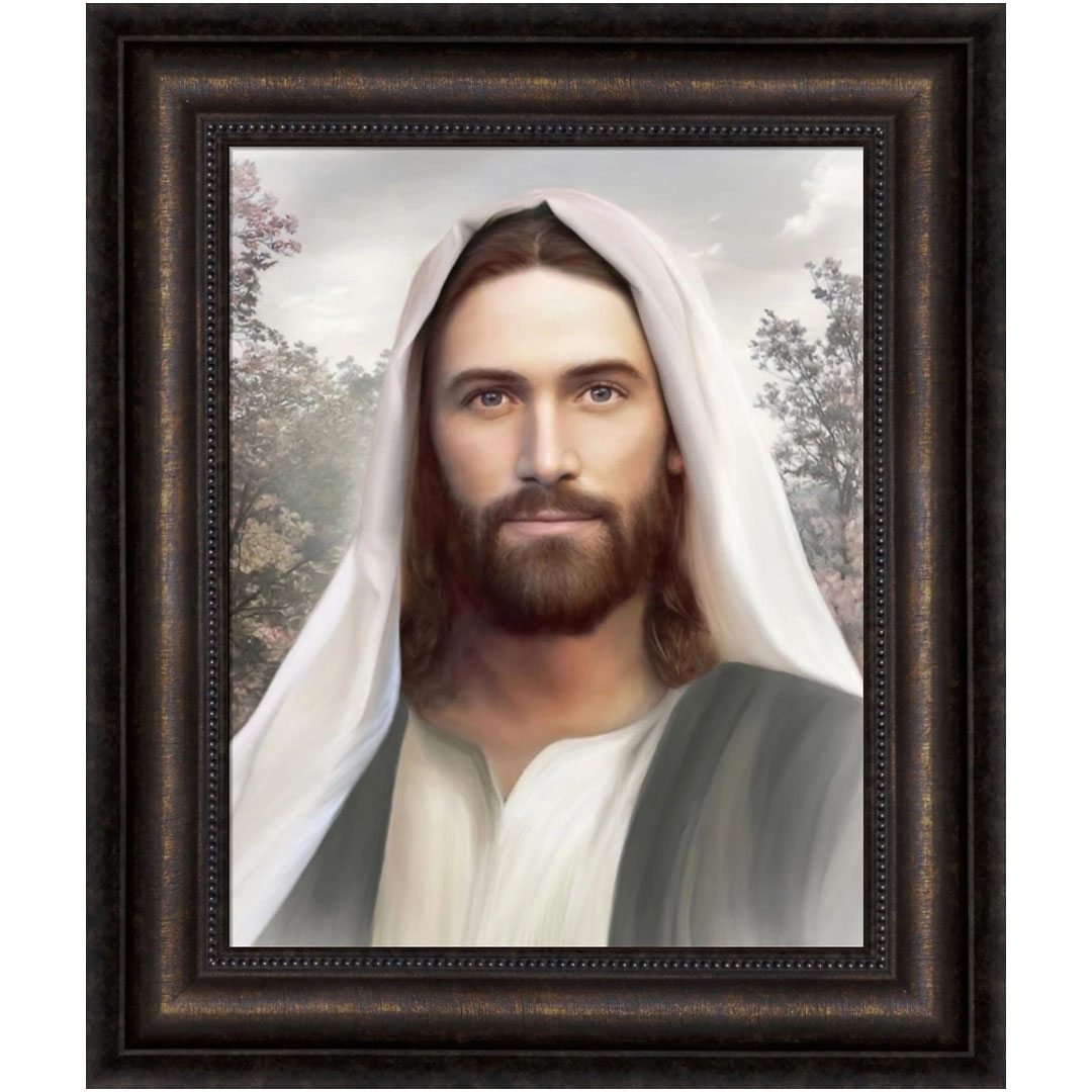 Resurrection and the Life - 17x20 Giclee Canvas, Bronze Frame resurrection and the life,resurrection and the life art,simon dewey art,simon dewey lds,lds art,lds wall art,jesus christ art,jesus christ wall art,christ wall art