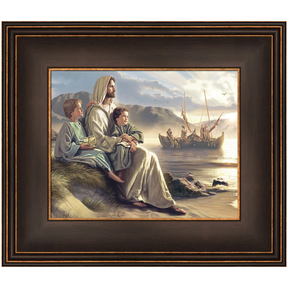 Men of Galilee - 12x14 Print, Bronze Frame 