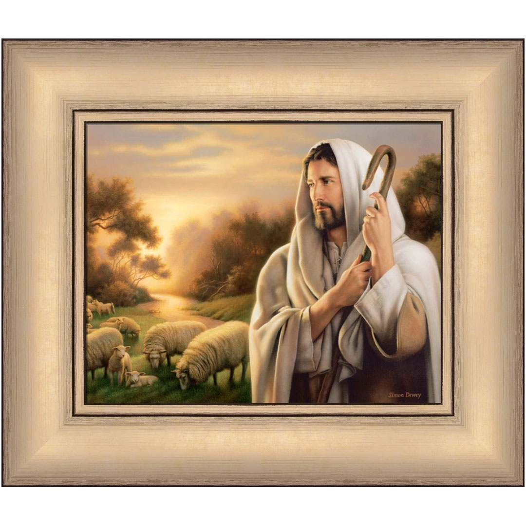 The Lord Is My Shepherd - 12x14 Print, Silver Frame 