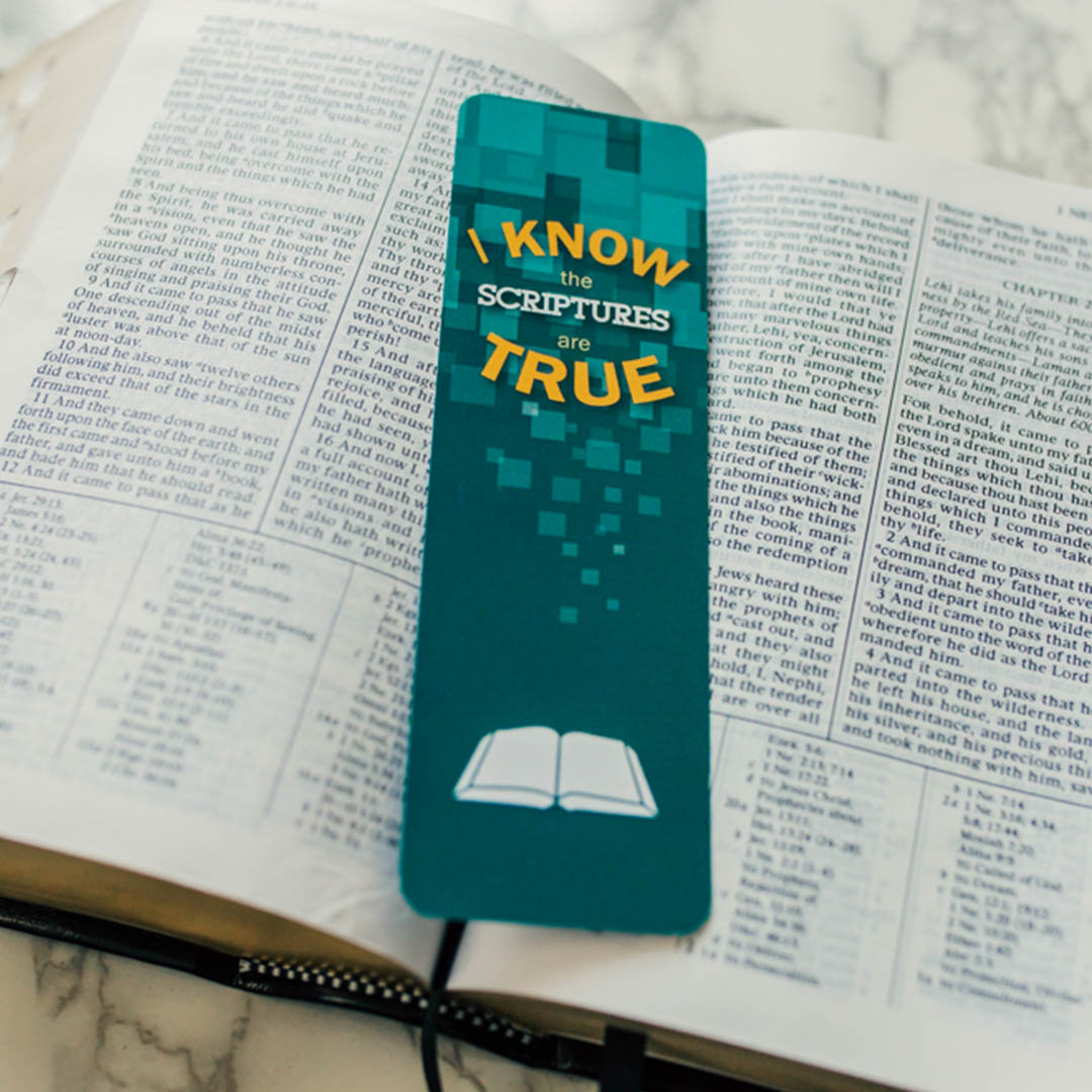I Know the Scriptures are True Bookmark - LDP-2016PTBKMK