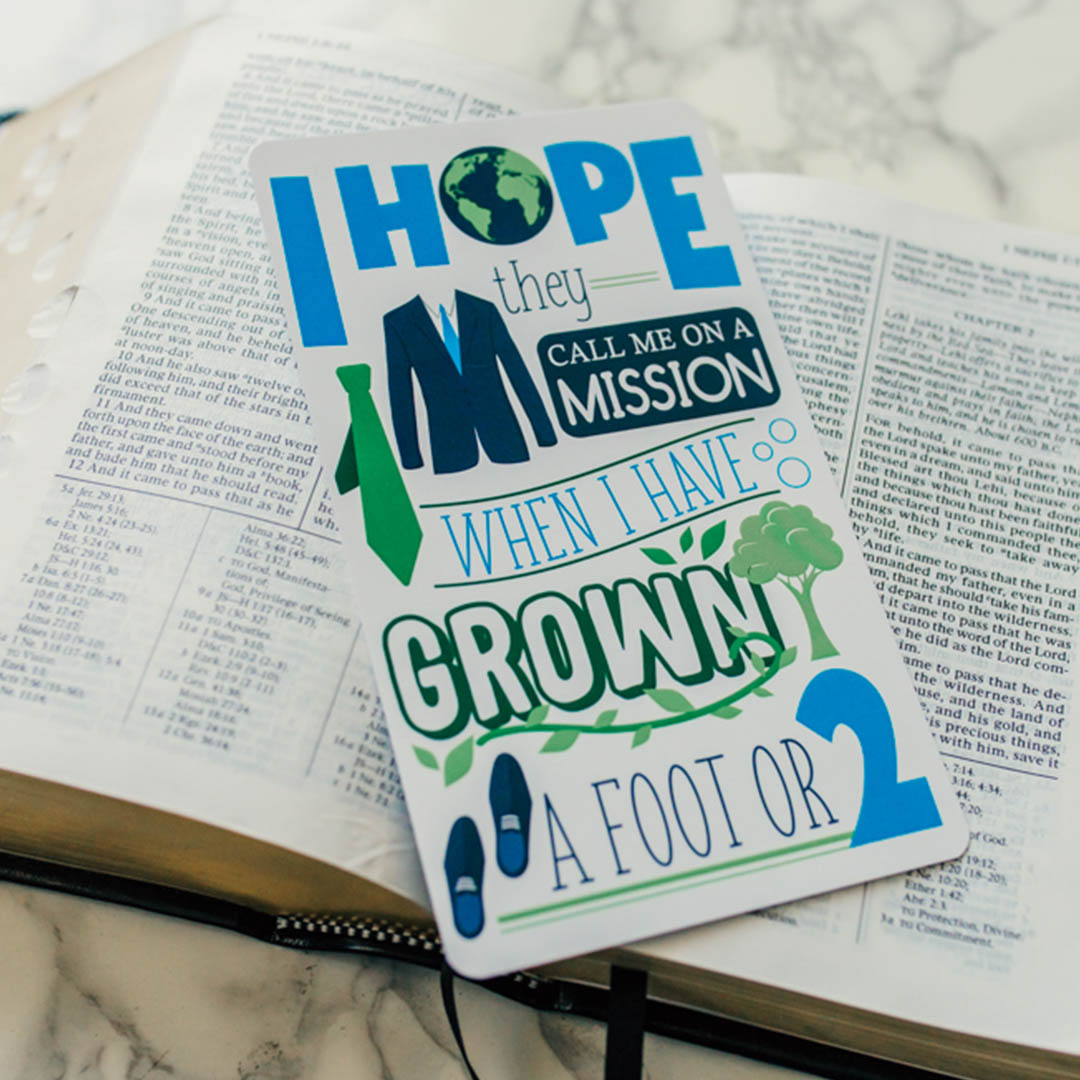 I Hope They Call Me on a Mission Bookmark - Elders - LDP-BKMK329E