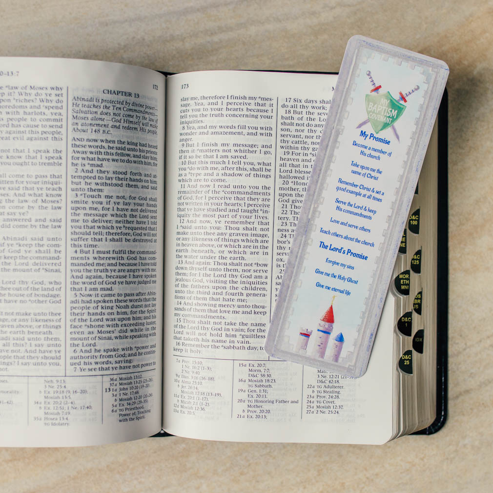 Boy's Baptismal Covenant Bookmark - LDP-BKMK336
