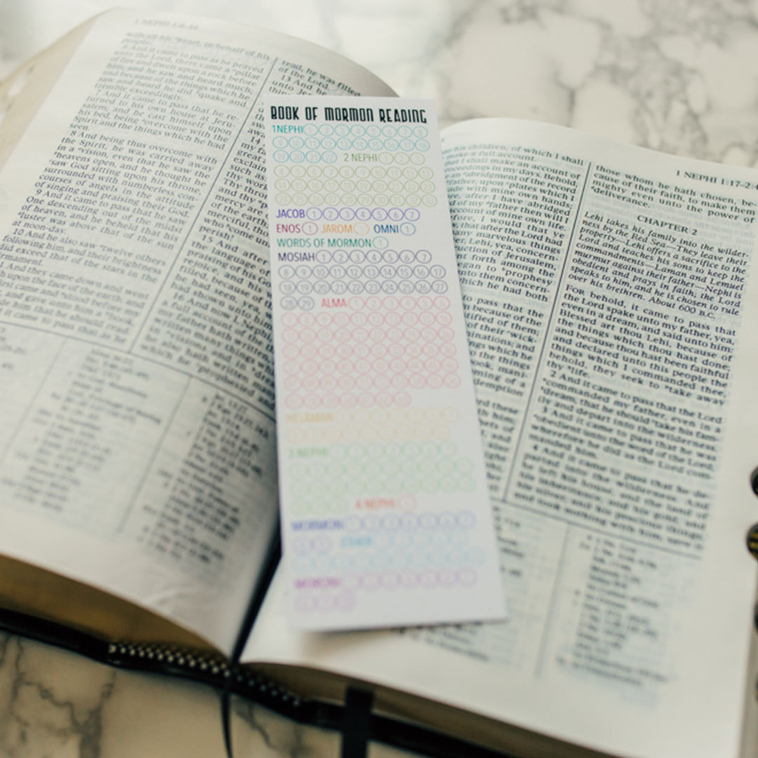 Book of Mormon Reading Chart Bookmark - Small - LDP-BOMBKMKSMLL