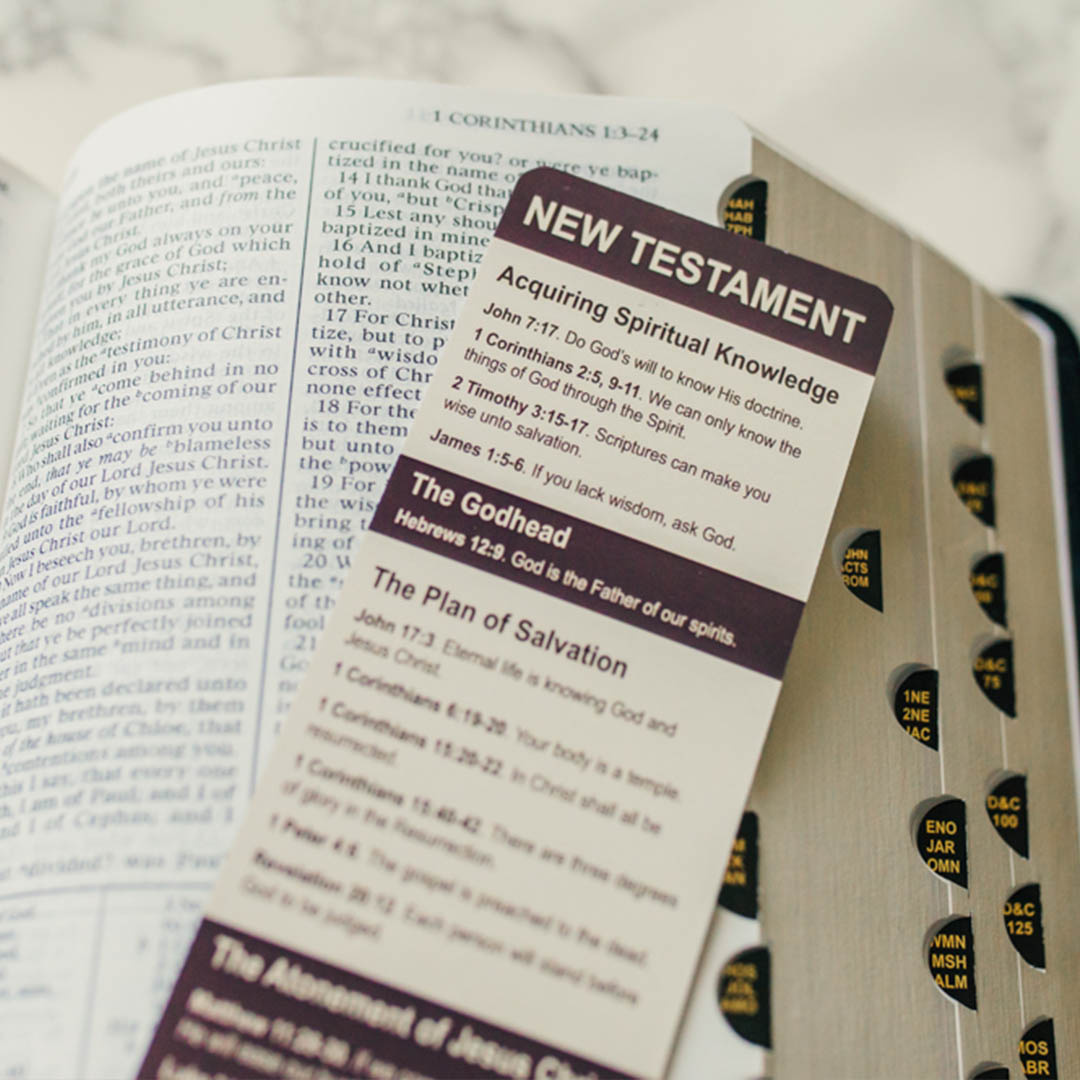 New Testament Scriptures Bookmark - LDP-NTBKMKSCRP
