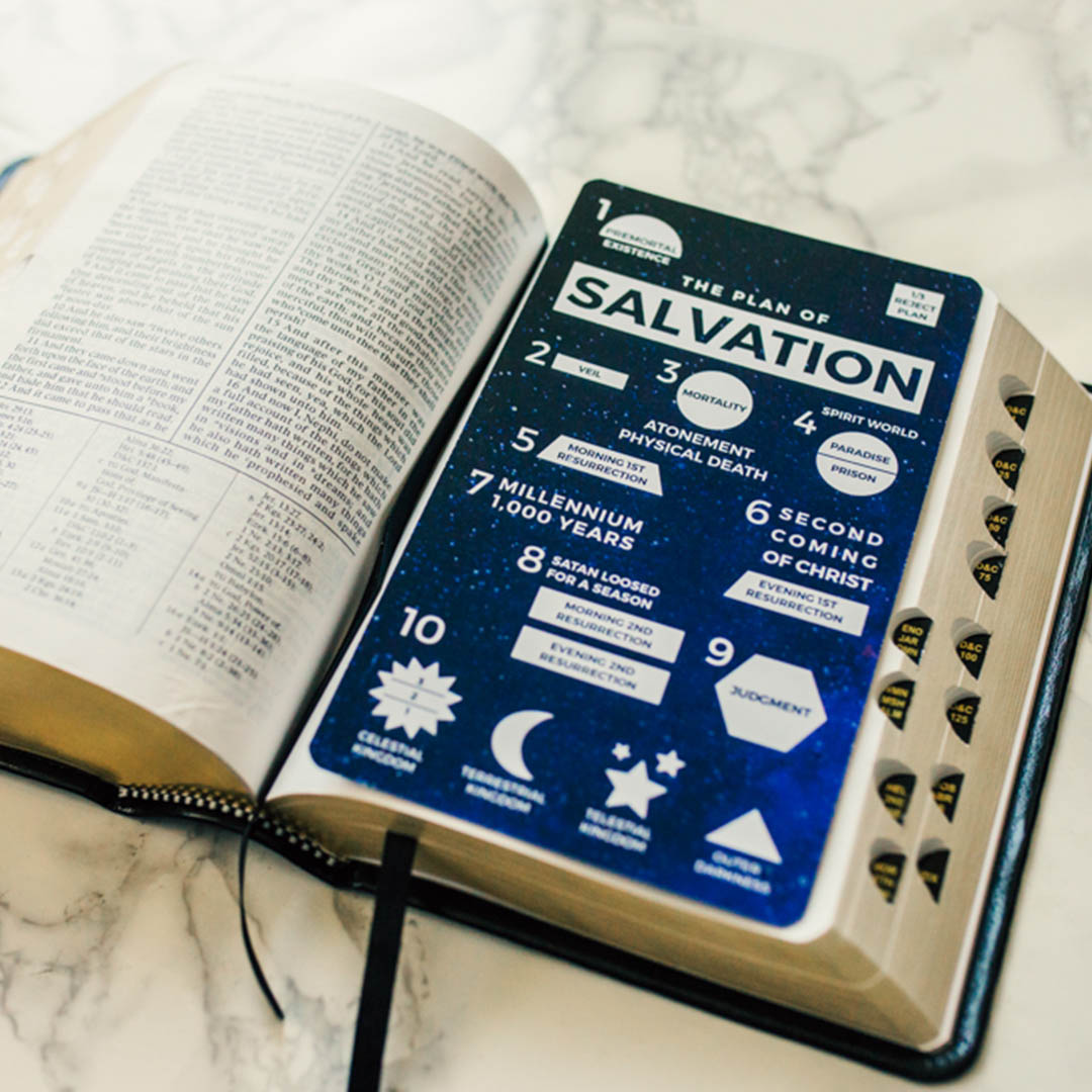 Plan of Salvation Bookmark - Galaxy - LDP-POSBKMKGALAXY