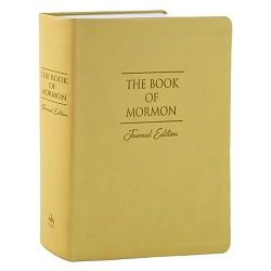 The Book of Mormon Faux Leather Journal Edition - Large Print