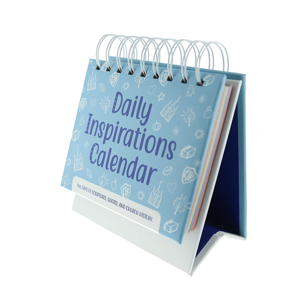 Daily Inspirations LDS Desk Flip Calendar Perpetual Calendar