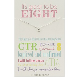 It’s Great to be Eight Necklace baptism necklace, great to be eight necklace