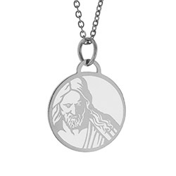 Christus Necklace - Close christus necklace, christ necklace, christus statue necklace, 