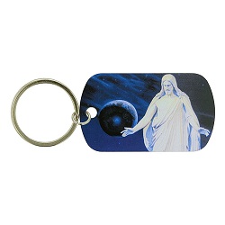 Full Color Christus Dog Tag Keychain/Necklace - LDP-DTG-CHRIST-SUB