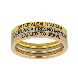 LDS Mission Stacking Ring Set