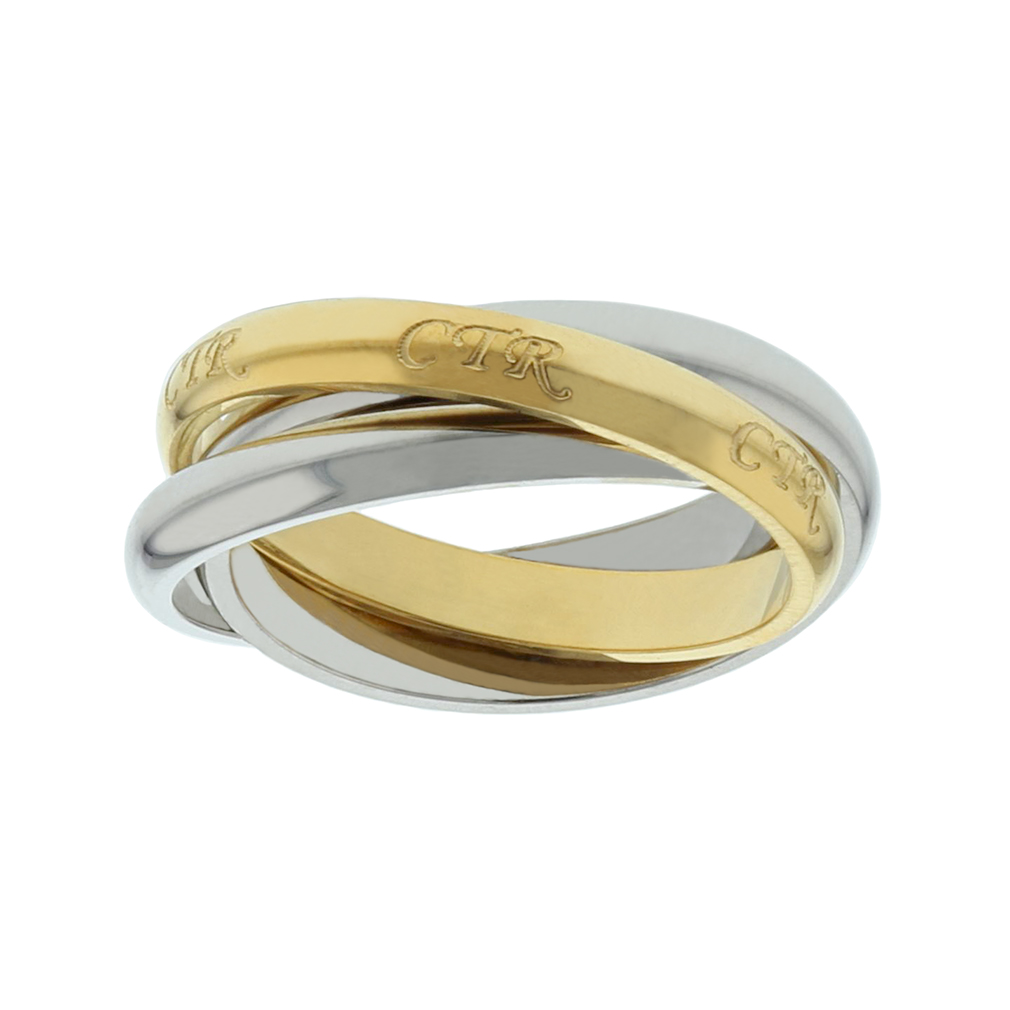 Two-Tone Roll CTR Ring - RM-C09871