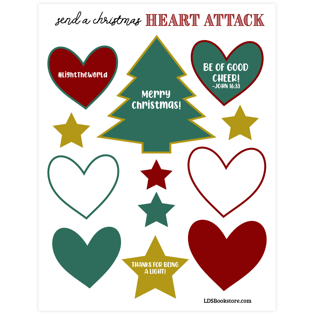 Christmas Heart Attack Kit - Printable - LDPD-PBL-ACT-CHRHEART
