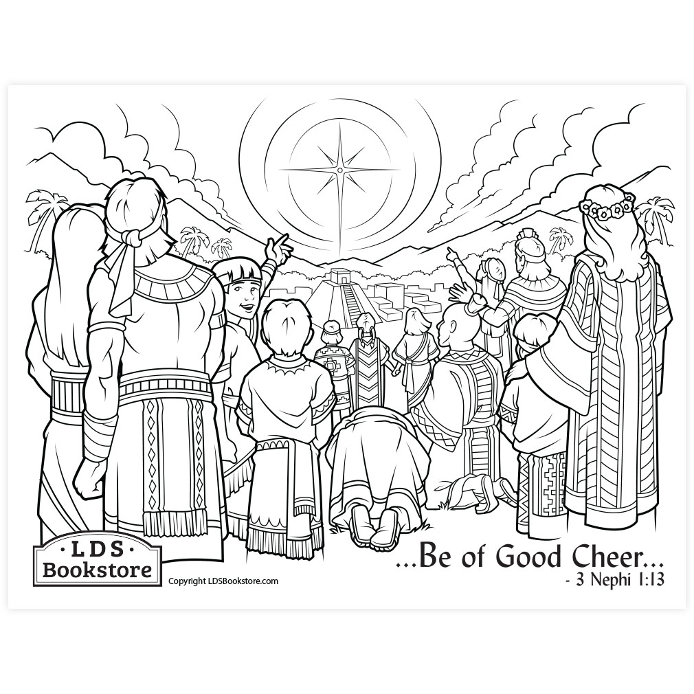 Be of Good Cheer Coloring Page - Printable - LDPD-PBL-COLOR-3NEPHI1