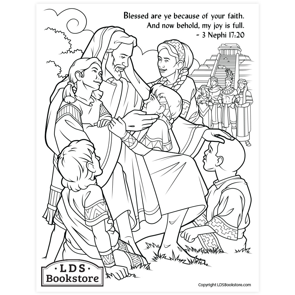 My Joy Is Full Coloring Page - Printable - LDPD-PBL-COLOR-3NEPHI17
