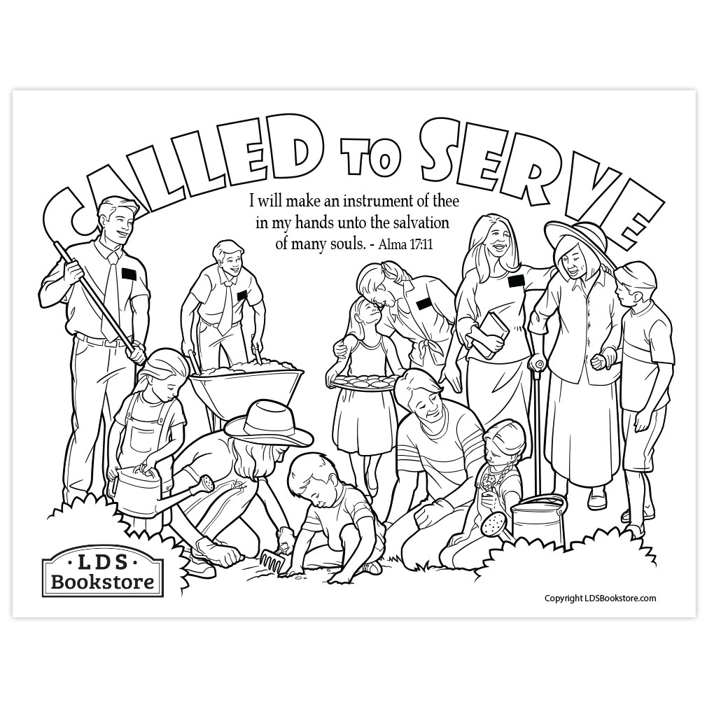 book of mormon stories coloring pages