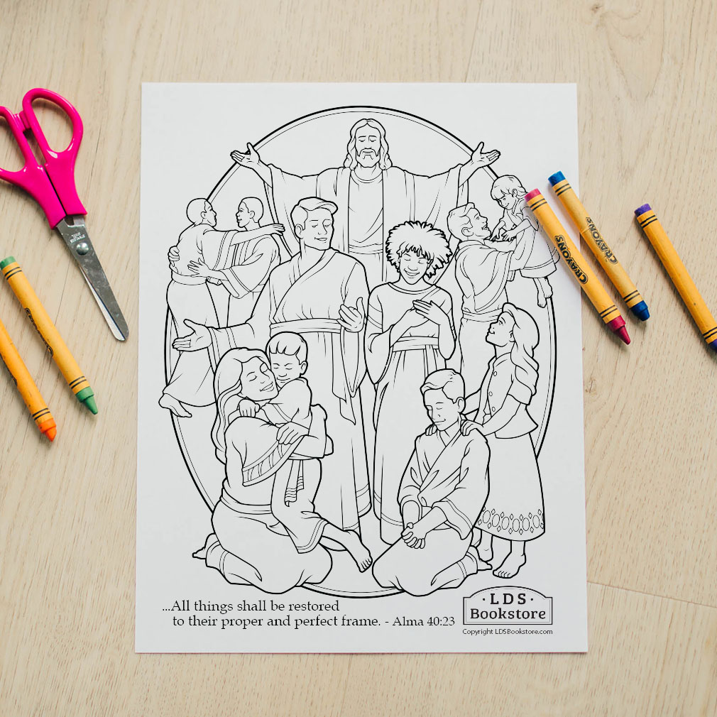 All Things Shall Be Restored Coloring Page - Printable - LDPD-PBL-COLOR-ALMA40