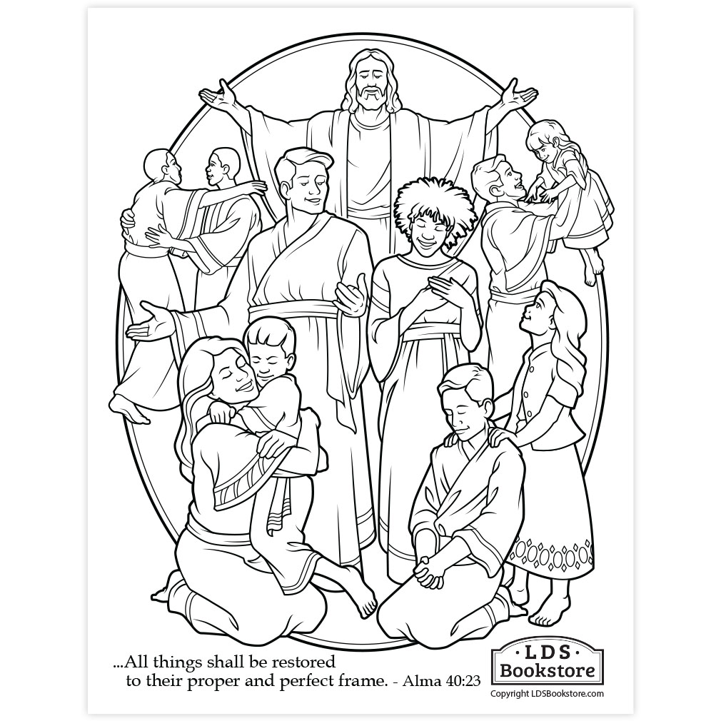 All Things Shall Be Restored Coloring Page - Printable - LDPD-PBL-COLOR-ALMA40