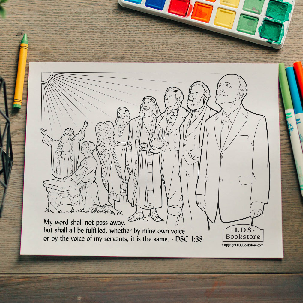 The Voice of My Servants Coloring Page - Printable - LDPD-PBL-COLOR-DOCTCOV1