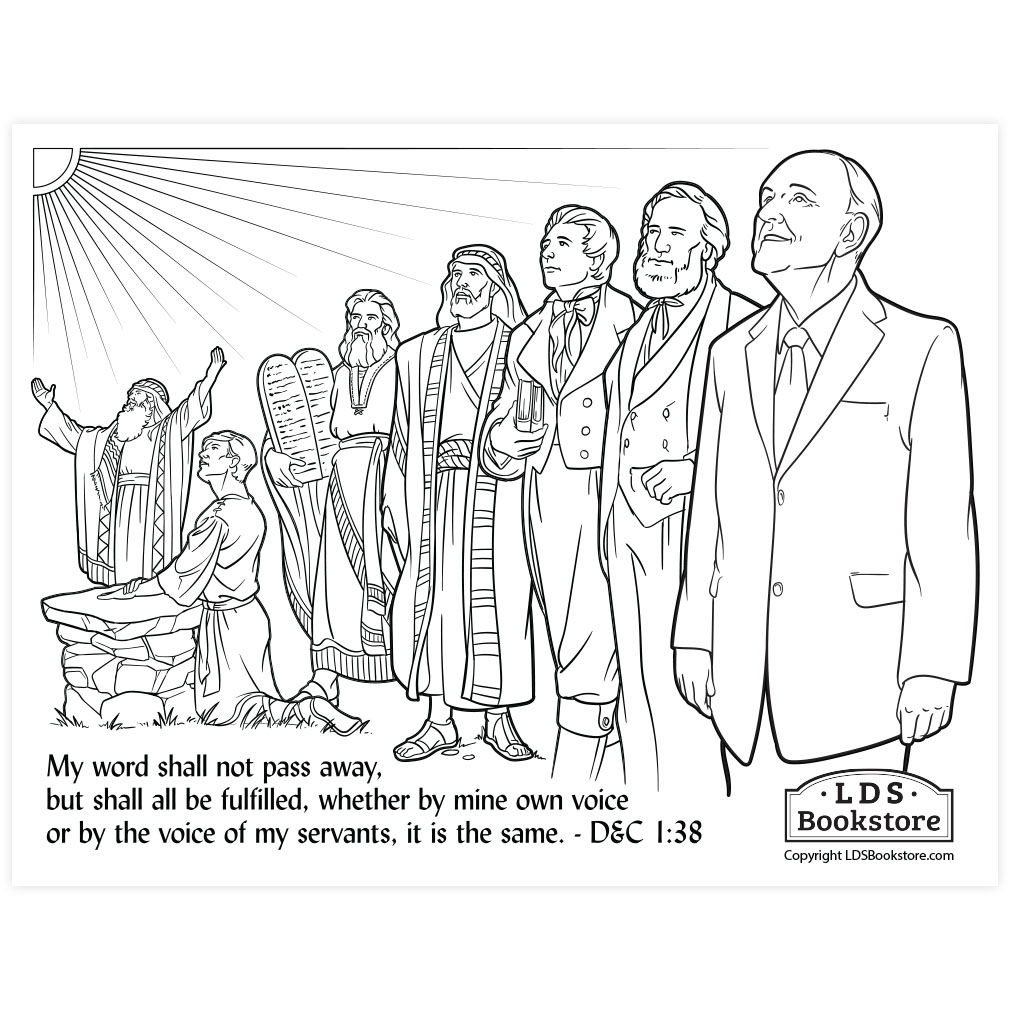 The Voice of My Servants Coloring Page - Printable - LDPD-PBL-COLOR-DOCTCOV1