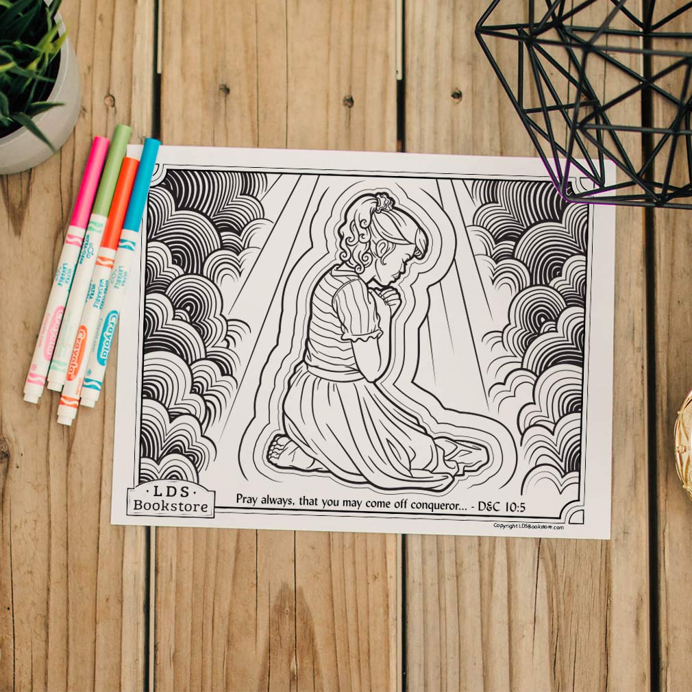 Pray Always Coloring Page - Printable - LDPD-PBL-COLOR-DOCTCOV10