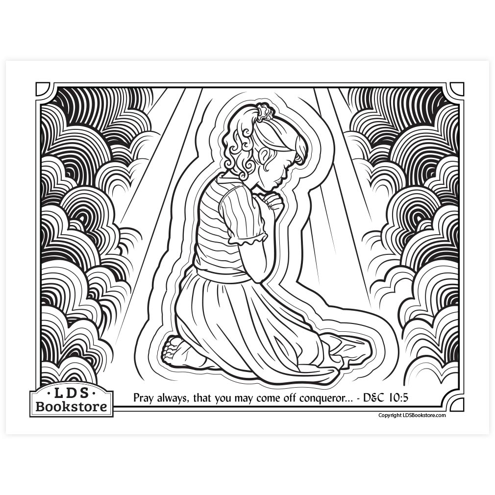 Pray Always Coloring Page - Printable - LDPD-PBL-COLOR-DOCTCOV10