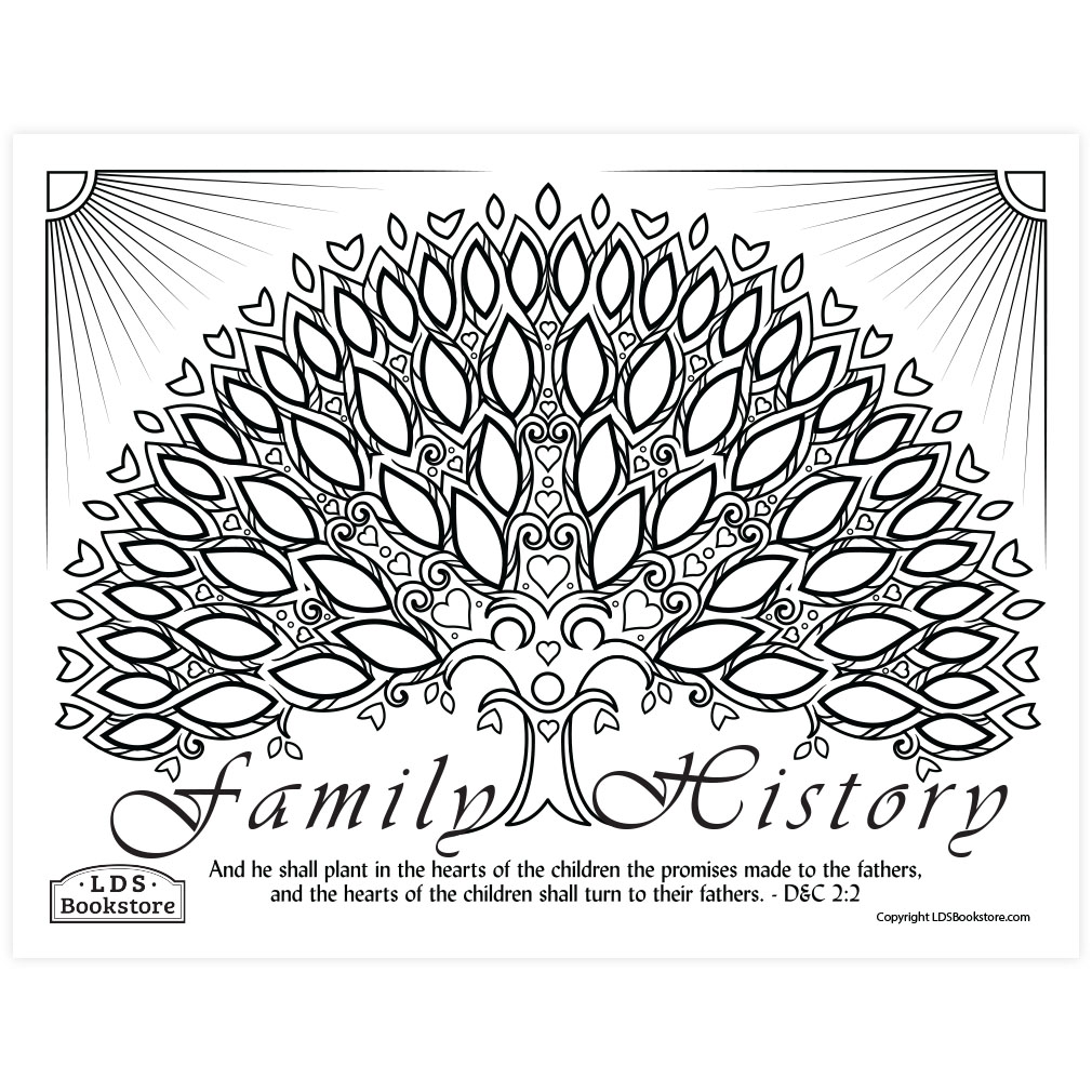 Hearts of the Children Family History Coloring Page - Printable - LDPD-PBL-COLOR-DOCTCOV2