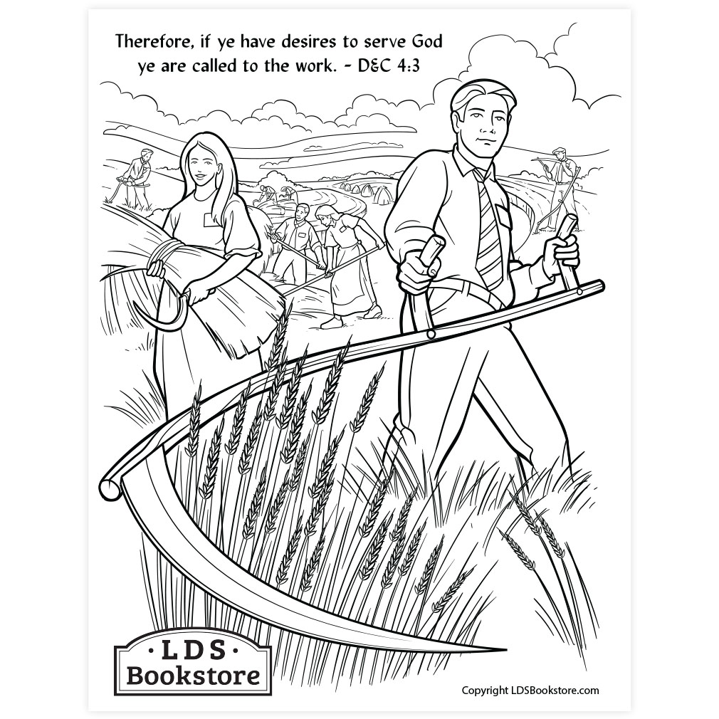 Ye Are Called to the Work Coloring Page - Printable - LDPD-PBL-COLOR-DOCTCOV4