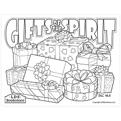 Gifts of the Spirit Coloring Page - Printable free lds coloring page, lds coloring page, come follow me activities, come follow me coloring page, doctrine and covenants coloring page