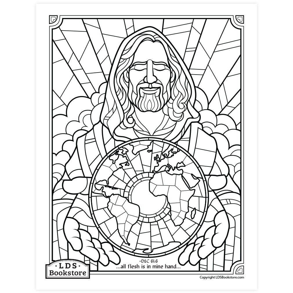 All Flesh Is In Mine Hand Coloring Page - Printable - LDPD-PBL-COLOR-DOCTCOV61