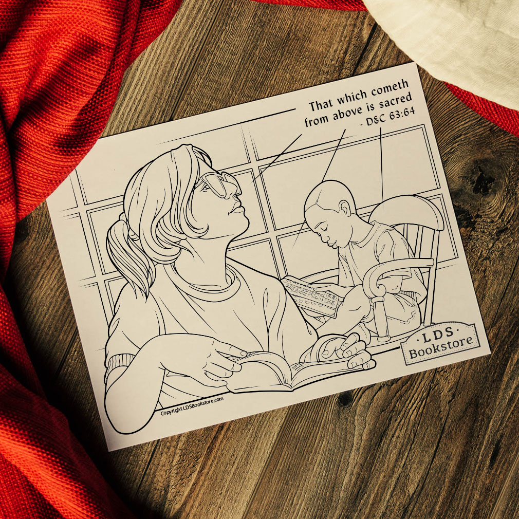 That Which Cometh From Above Is Sacred Coloring Page - Printable - LDPD-PBL-COLOR-DOCTCOV63