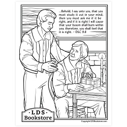 Study It Out In Your Mind Coloring Page - Printable  - LDPD-PBL-COLOR-DOCTCOV9
