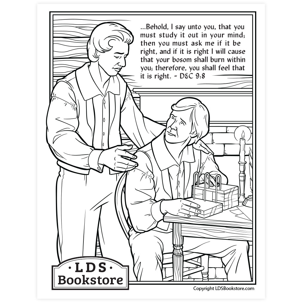 Study It Out In Your Mind Coloring Page - Printable - LDPD-PBL-COLOR-DOCTCOV9