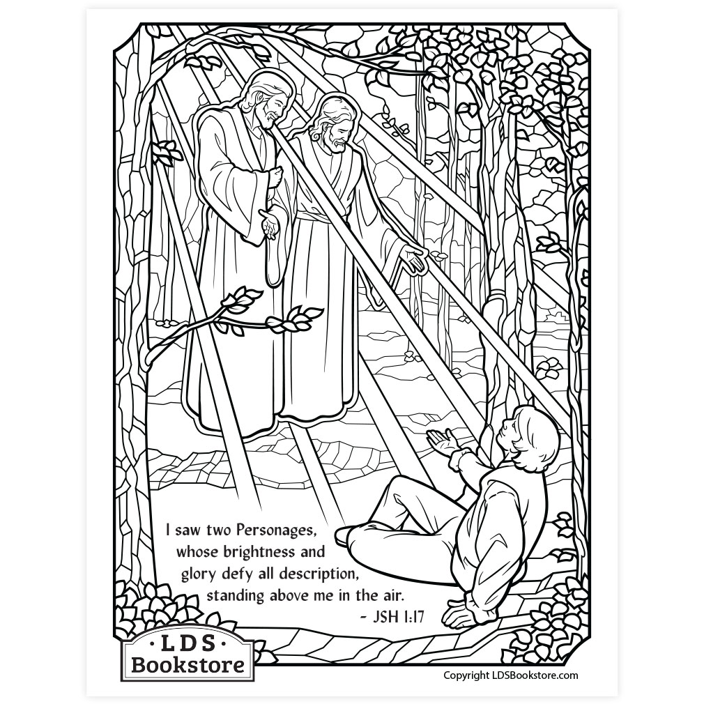Joseph Smith's First Vision Coloring Page - Printable - LDPD-PBL-COLOR-JSH117