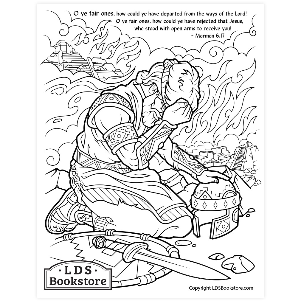 O Ye Fair Ones Coloring Page - Printable - LDPD-PBL-COLOR-MORMON6