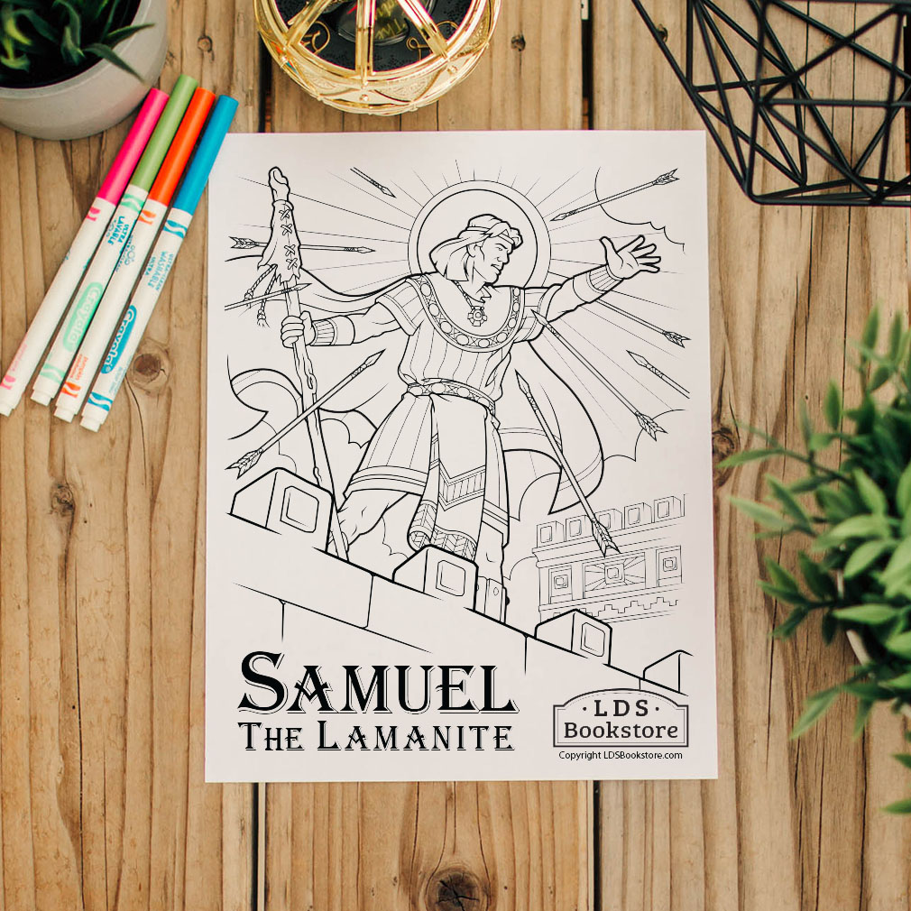 Samuel the Lamanite Coloring Page - Printable - LDPD-PBL-COLOR-SAMLAM
