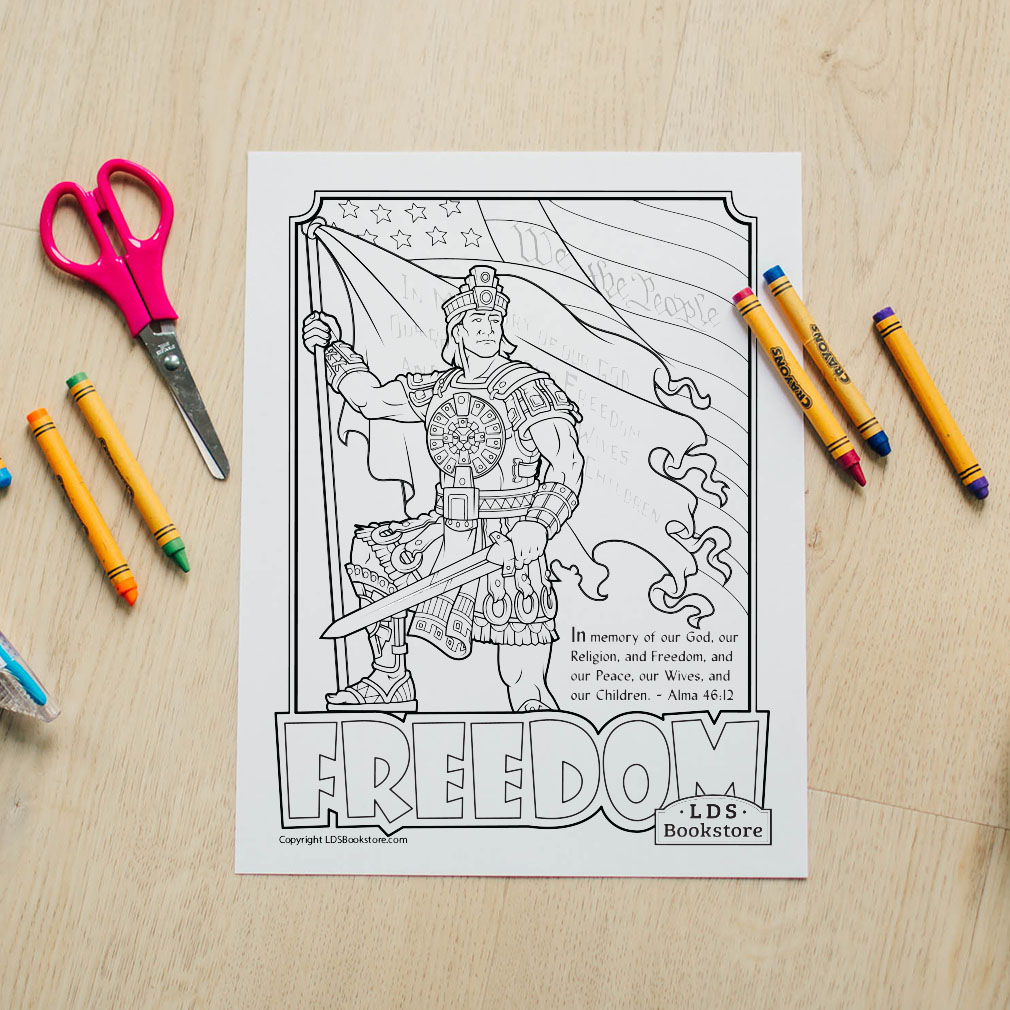 Title of Liberty Freedom Coloring Page - Printable - LDPD-PBL-COLOR-TOLFREE