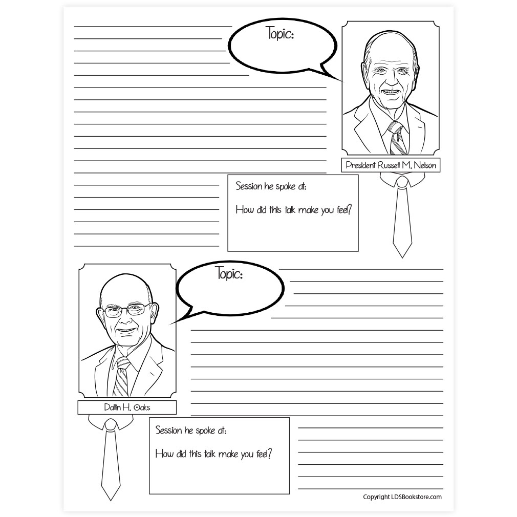 FREE! General Conference Packet October 2023 Conference
