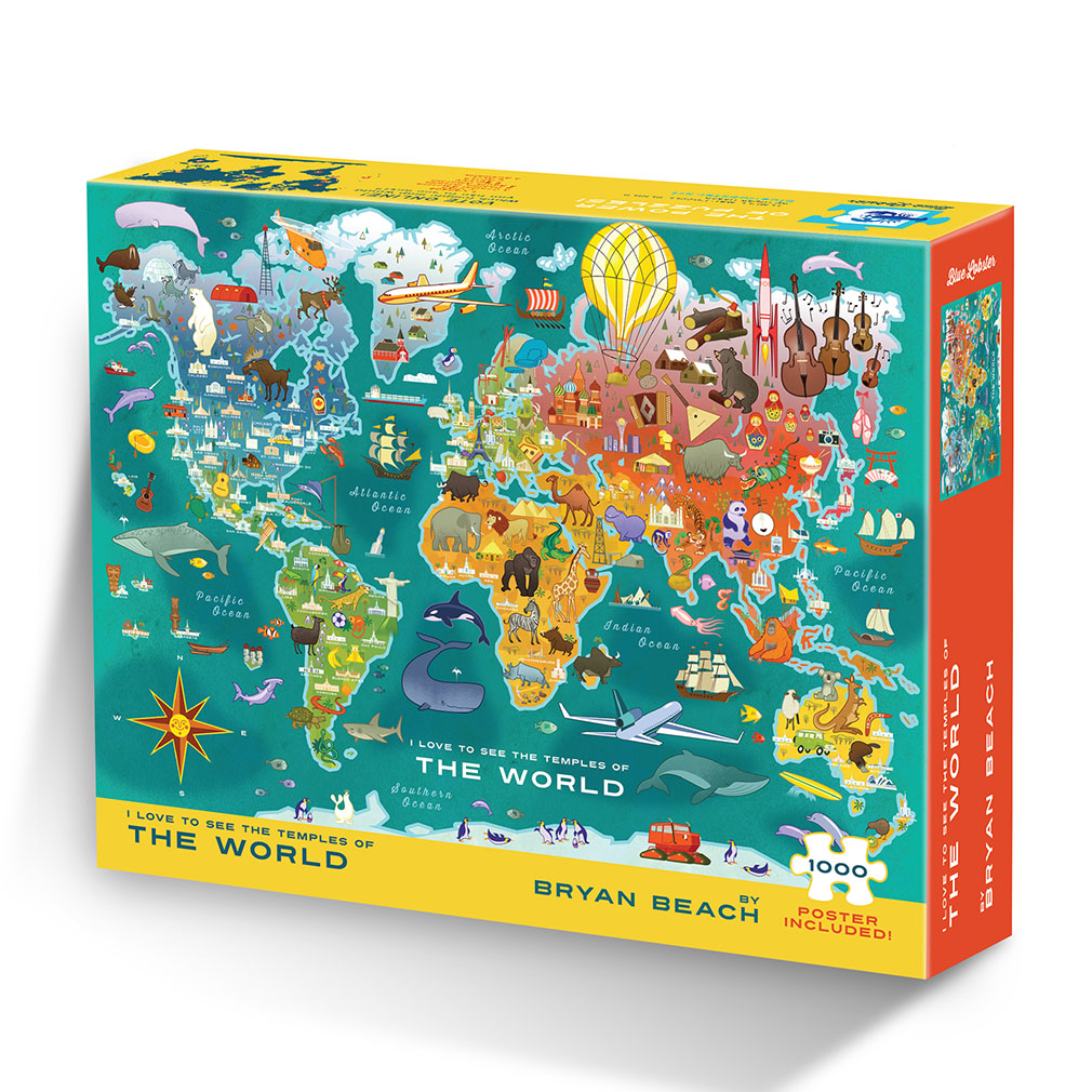 Temples of the World Puzzle