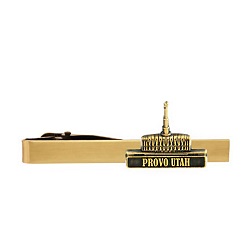 Provo Utah Temple Tie Bar - Gold 