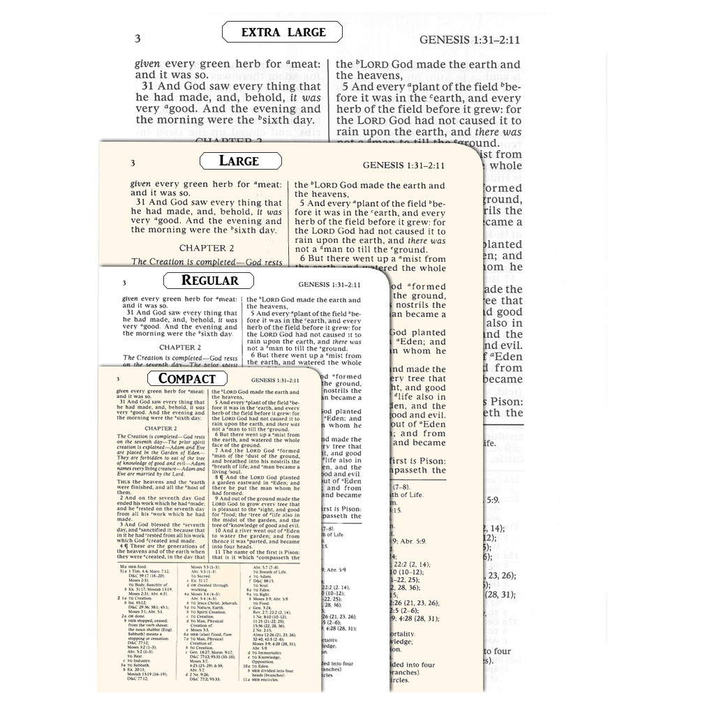 Extra Large Softcover Holy Bible - LDS-ECOBIB-XL
