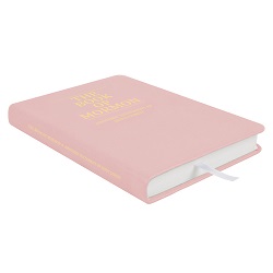 Hand-Bound Genuine Leather Book of Mormon - Blush Pink