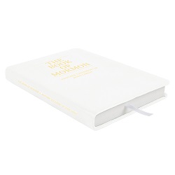 Pre-Made Hand-Bound Genuine Leather Book of Mormon - White