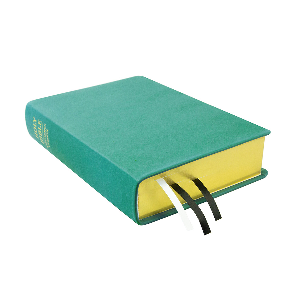 Large Hand-Bound Genuine Leather Bible - Teal - LDP-HB-LB-TEL