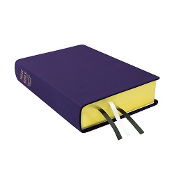 Large Hand-Bound Leather Bible - Violet - LDP-HB-LB-VLT