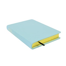 Large Hand-Bound Leather Triple - Baby Blue - LDP-HB-LT-BBL