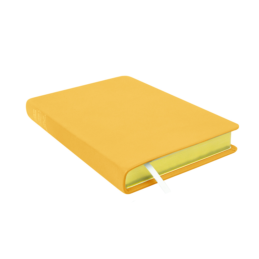 Large Hand-Bound Genuine Leather Triple - Buttercup Yellow - LDP-HB-LT-BCY