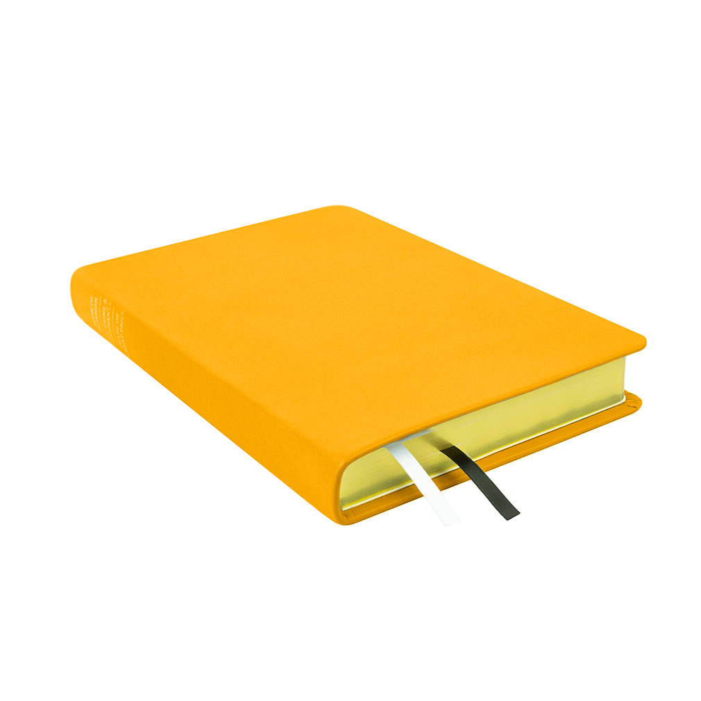 Large Hand-Bound Genuine Leather Triple - Canary Yellow - LDP-HB-LT-CNY