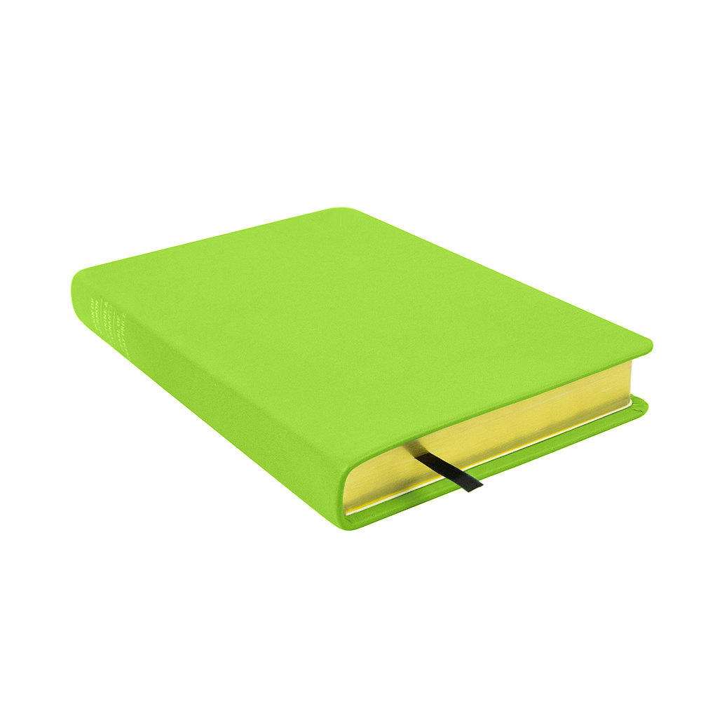 Large Hand-Bound Genuine Leather Triple - Lime Green - LDP-HB-LT-LGN