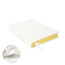 Large Hand-Bound Leather Triple - Pearlized White - LDP-HB-LT-PZW